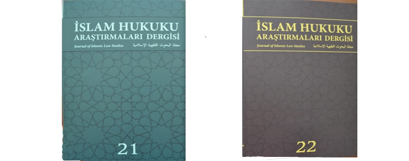 İslam Hukuku Araştırmaları Dergisi 21 ve 22. Sayıları Yayınlandı 