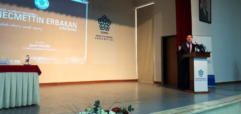 MÜT. HYT. BŞK.MIZ NEÜ TARAFINDAN DÜZENLENEN KONFERANSA KATILDI... 