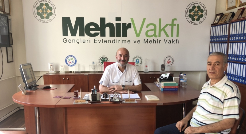 MÜTEVELLİ HEYET BAŞKANIMIZA MAKAMINDA ZİYARET..! 