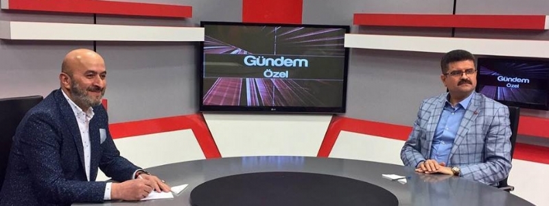 MÜT. HYT. BŞK´MIZ KON TV´DE DÜZLEM PROGRAMININ CANLI YAYIN KONUĞU OLDU 