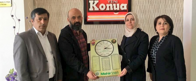 VAKIF GENEL MÜDÜRÜMÜZ VE YARDIMCILARINDAN YENİ KONYA GAZETESİNE ZİYARET 