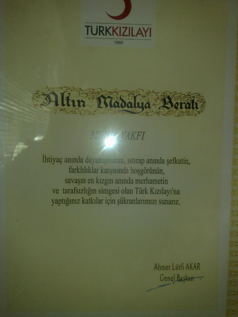 ALTIN MADALYA BERATİ 