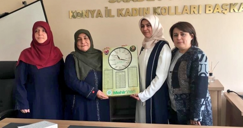 VAKIF GENEL MDR´MÜZ VE YARDIMCILARINDAN SAADET PARTİSİ SELÇUKLU K.K ZİYARET 