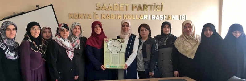 VAKIF GENEL MÜDÜRÜMÜZ VE YARDIMCILARINDAN SAADET PARTİSİ KONYA K.K ZİYARET 