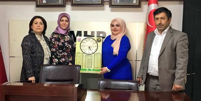 VAKIF GENEL MDR´MÜZ VE YARDIMCILARINDAN MHP MERAM İLÇE K.K. BŞK. ZİYARET 