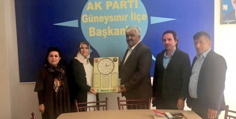 VAKIF GENEL MÜDÜRÜMÜZ VE YARDIMCILARINDAN AK PARTİ GÜNEYSINIR İLÇE BŞK. ZİY 