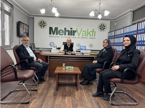 MÜTEVELLİ HEYET BAŞKANIMIZA MAKAMINDA ZİYARET...