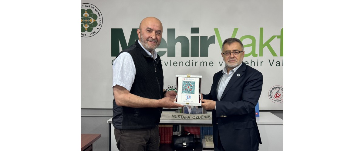 MÜTEVELLİ HEYET BAŞKANIMIZA MAKAMINDA ZİYARET...