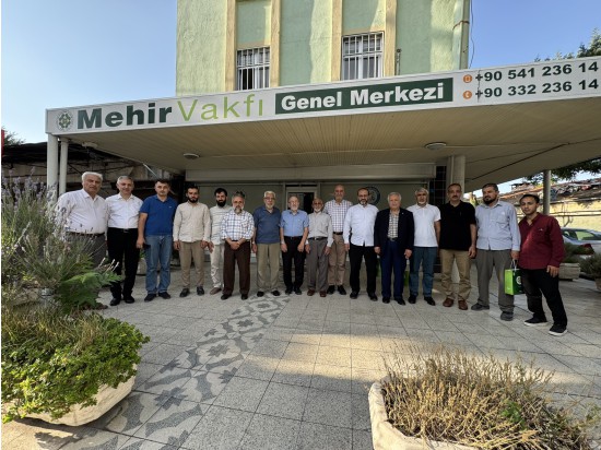 MÜTEVELLİ HEYET BAŞKANIMIZA MAKAMINDA ZİYARET...