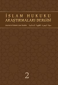 İslam Hukuku Araştırmaları Dergisi Sayı - 2