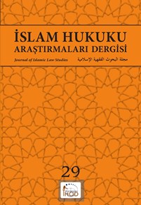 İslam Hukuku Araştırmaları Dergisi Sayı - 29