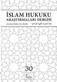 İslam Hukuku Araştırmaları Dergisi Sayı - 30