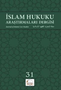 İslam Hukuku Araştırmaları Dergisi Sayı - 31