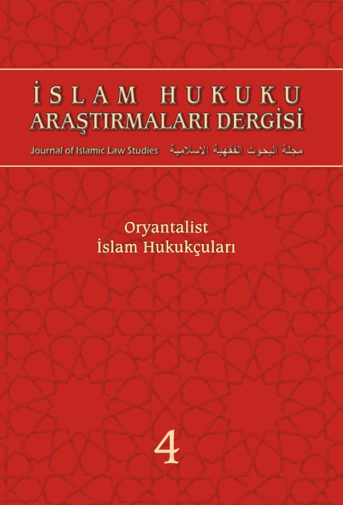 İslam Hukuku Araştırmaları Dergisi Sayı - 4