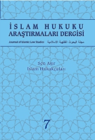 İslam Hukuku Araştırmaları Dergisi Sayı - 7