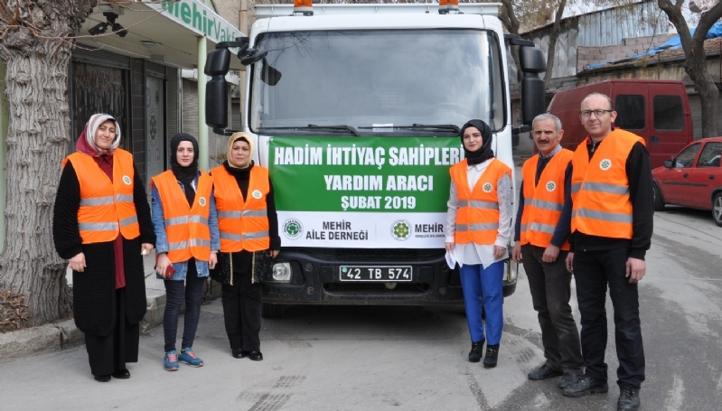 HADİM AYNİ YARDIM ARACI UĞURLAMA PROGRAMI 