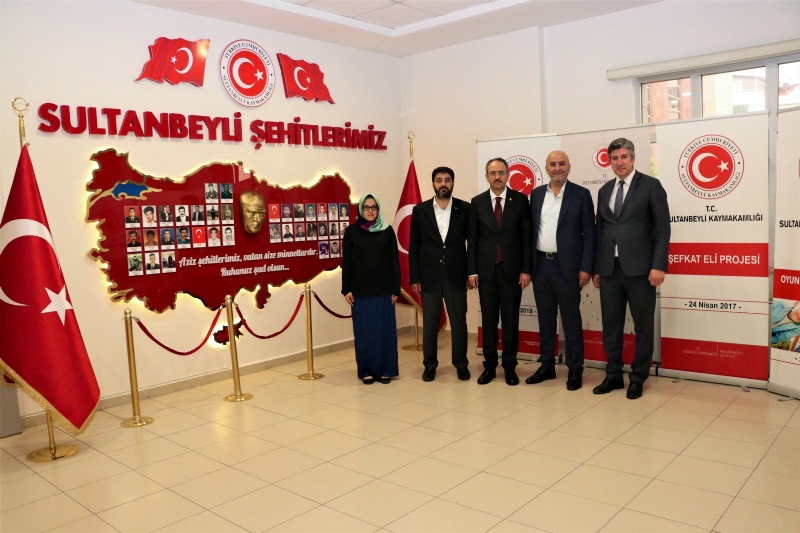 MÜT. HYT. BŞK.MIZ METİN KUBİLAY BEY´İ MAKAMINDA ZİYARET ETTİ... 