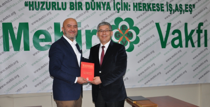 Konya Ak Parti Aday Adayı Prof.Dr.Mehmet BABAOĞLU Vakfımızı Zİyareti 