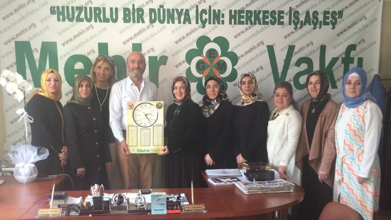 AK PARTİ MERAM İLÇE TEŞKİLATI KADIN KOLLARI´NIN VAKFIMIZA ZİYARETİ 