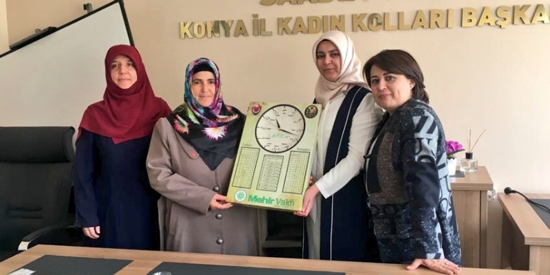 VAKIF GENEL MÜDÜRÜMÜZ VE YARDIMCILARINDAN SAADET PARTİSİ MERAM K.K ZİYARET 