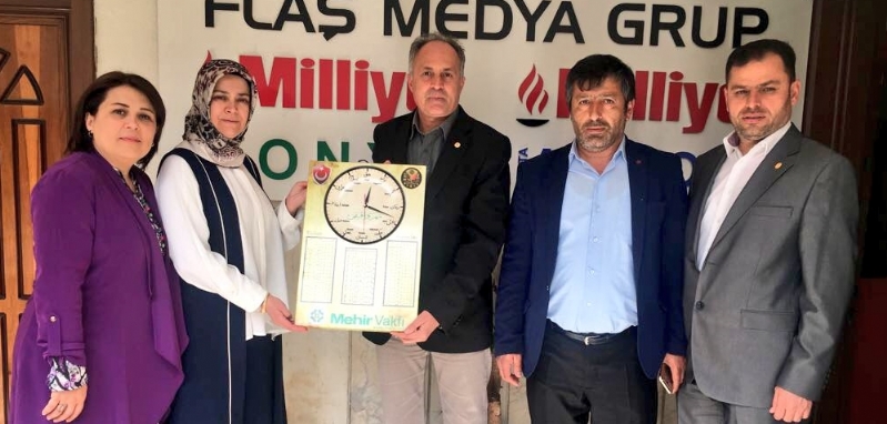 VAKIF GENEL MÜDÜRÜMÜZ VE YARDIMCILARINDAN MİLLİYET GAZETESİ´NE ZİYARET 